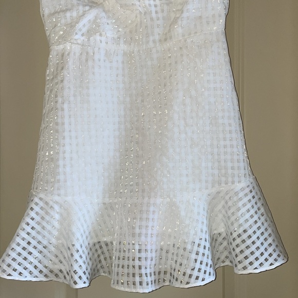 White Ruffle Dress - Picture 10 of 11